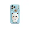 Funda de Silicona Bubu Linda para iPhone 13/14/15, Compatible con iPhone 13/14 Pro Max, 16/17