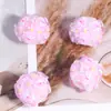 Cuentas de barril de colores de frutas de dibujos animados lindos cuentas de agujero recto cuentas DIY cadena para teléfono móvil llavero cadena para bolso accesorios de joyería