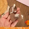 Broche do Ano do Cavalo, Acessórios de Ano Novo de Pelúcia e Fofos, Pingente de Pônei, Boneca Pequena, Miniatura de Desenho Animado, Acessórios para Bolsa e Roupa para Mulheres