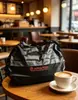 Nova Bolsa de Ombro Dobrável para Viagem Bolsa de Armazenamento Portátil Espessa Sacola de Compras Ecológica para Supermercado