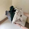 Polo de terciopelo de doble cara de otoño e invierno estilo coreano oso bebé bordado suéter para niños y niñas camisa holgada para niños pequeños y medianos moda