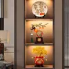 Nuevos Adornos de Caqui Estilo Chino, Calabazas, Decoraciones para Sala de Estar, Regalos de Mudanza, Regalos de Inauguración de Casa