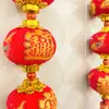 Colgante de nudo chino de bendición tamaño grande para sala de estar Año Nuevo colgante de alta gama entrada de porche puerta de entrada decoración del Festival de Primavera de Año Nuevo