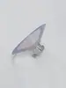 Ventosa de Cabeza de Champiñón de 50 mm Transparente Parasol de Vacío Accesorio de Valla Fija Cabezal de Auto-Succión con Agujero Pequeño para Tornillo