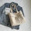 Bolso de Gran Capacidad Estilo Perezoso Mujer 2024 Nuevo Bolso de Lona Casual Simple Distintivo de Hombro Tote para Viaje
