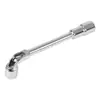 Llave de vaso en L, llave de tubo en forma de 7, juego de herramientas de llave de vaso hexagonal exterior doblada de doble cabeza perforada