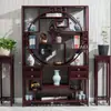 Palo de Rosa Australiano Bo Gu Jia Madera Maciza Nuevo Estilo Chino Gabinete de Múltiples Tesoros Soporte de Exhibición para Vajilla de Té Divisor Decorativo Gabinete de Vino Moderno