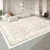 Alfombra de Sala de Estar de Gama Alta Estilo Wabi-Sabi Sencillo, Tapete para Mesa de Café de Vestidor, Manta para Sofá, Estudio Sencillo, Alfombra de Lujo Ligero y Resistente a Manchas