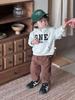 Sudadera con capucha para bebé niño Otoño Pantalones casuales 2026 Nuevo estilo Ropa Estilo coreano Ropa para niños Ropa de otoño para niños Traje para niños