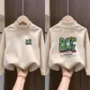 Camada Base Térmica de Fleece Escovado para Meninos 2026 Nova Roupa Outono/Inverno Camiseta de Manga Longa Infantil Camada Interna Quente Top