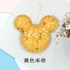 Estilo coreano fofo brilho lantejoula Mickey gato KT desenho animado crianças bebê grampo de cabelo acessórios de cabelo material casaco cachecol acessórios