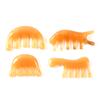 Novo pente de massagem cabeça massagem escova cinco dentes Meridian escova pescoço raspagem pescoço corpo universal massageador pente de cabelo