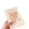 Presilha de Cabelo Elegante com Laço Grande para Mulheres, Presilha de Garra de Tubarão com Design Único para Coques no Topo da Cabeça, Acessório de Cabelo Atacado