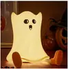 Luz de Noche de Calabaza Reno Oveja Grasa Da Panda Pato Acostado Cara Grande Conejo Lámpara de Palmaditas Hermano Culo Cabeza de Flor