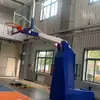 Canasta de Baloncesto Estándar Leader para Exteriores con Tablero y Aro Hidráulico Móvil para Deportes Comunitarios y Escolares