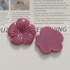 Primavera y verano Nuevos ins textura dulce flor de cinco pétalos parche de resina accesorios para el cabello diy pinza para el cabello funda de teléfono móvil material al por mayor