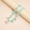 Collar Colgante de Estrella de Mar de Joyería Transfronteriza Europea y Americana Collar Estilo Ins de Chica del Bosque Gentil Gargantilla de Estilo Empalmado