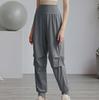 Nova calça esportiva de nylon de alta qualidade emagrecedor feminino corrida fitness yoga calças de treino leggings outono