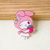 Broche de Acrílico Desenho My Melody Acessório para Mochila Emblema Sanrio Pequeno Presente Criativo