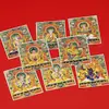 Núcleo de Pintura Thangka Tibetano Dorado con Ocho Figuras Guardianas, Alta Definición, Finamente Elaborado, Núcleo de Algodón Puro Colorido, Venta al por Mayor desde el Fabricante, Producto Nuevo, Signo del Zodíaco