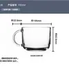 Taza Transparente Estilo Ins Lemeiya Taza de Vidrio Templado Taza Resistente al Calor Apta para Microondas Taza para Leche Cerveza Café
