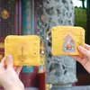 Montanha Jiuhua Especializada em Bolsas de Moedas Criativas, Bolsas de Armazenamento Culturais e Criativas, Bolsas de Embalagem Culturais e de Entretenimento, Pequenos Presentes, Porta-Moedas Zen, Sacos da Sorte