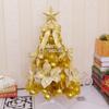 Paquete de Árbol de Navidad Dorado 60cm 1.2 m 1.5 m 1.8 m 2.1 m 2.4 Luces Árbol Decorativo Ventana Grande