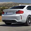 Adecuado para Serie 2 de BMW Modificado M2Cs Surround F22 Parachoques Delantero y Trasero Modificado M2Cs Faldón Lateral Escape de Cuatro Salidas Cubierta Grande de Surround