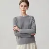 Suéter de cachemira para mujer con cuello redondo, borde de flecos, adornos de lentejuelas coloridas y mangas con borlas - un suéter de punto versátil para looks modernos