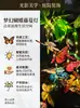 Luz Led para Jardín de Mariposas y Flores Simuladas de Múltiples Cabezas Alimentada por Energía Solar Transfronteriza, Decoración Exterior para Césped Tipo Agua, Luz con Estaca para Suelo Festiva