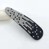 Pinza para el pelo de gota de agua con diamantes completos de moda para mujer Amazon Aliexpress Horquilla de pedrería Pinza para flequillo Pinza lateral Pinza de resorte