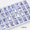 Pedras de Strass Roxo Lavanda para Nail Art Strass Irregulares com Base Pontiaguda Acessórios para Joias DIY Tendência Xiaohongshu Strass para Unhas Usáveis