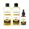 Set de Cuidado del Cabello de Comercio Exterior Transfronterizo, Champú, Acondicionador, Aceite Esencial para Mejorar el Cabello, Todo en Inglés