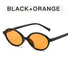Gafas de Sol Retro Ovaladas de Marco Pequeño para Mujer Europeas y Americanas Sencillas Ins Gafas de Gama Alta de Moda para Sesión de Fotos Callejeras Gafas de Sol con Protección Solar Tendencia