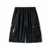 Shorts de trabalho de verão masculinos, calças casuais largas, calças masculinas da moda estilo coreano, shorts hip-hop com múltiplos bolsos