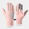 Guantes Gruesos de Algodón Antideslizantes para Ciclismo, Calientes de Invierno para Hombres y Mujeres, con Forro Polar para Deportes al Aire Libre, Cortavientos para Montar Bicicletas Eléctricas
