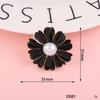Acessórios Criativos para Capinhas de Celular DIY, Broche de Floco de Neve de Liga Metálica com Flor de Cinco Pétalas Cravejada de Diamantes, Acessórios de Cabelo, Materiais, Acessórios para Atacado