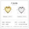 Pulsera Calada con Cuentas DIY Monturas en Blanco Chapado en Oro de 18K Cuentas Sueltas Accesorios Monturas para Colgantes de Piedra de Ámbar Cera de Abeja