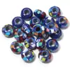 Contas de Ábaco Acrílicas Coloridas Gelatina Floral 14mm Furo Grande Contas Soltas DIY Corrente para Celular Pingente para Carro Acessórios