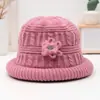 Nuevo Estilo de Gorro Cálido de Invierno para Madres de Mediana Edad y Mayores, Gorro de Lana Engrosado a Prueba de Viento para Señoras Mayores, Gorro de Algodón Tejido para Abuelas
