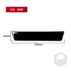 Adequado para BMW X3 F25 F26 11-17 conjunto completo de interruptor de logotipo de volante interior em fibra de carbono preto piano