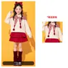 Figurinos para Performance de Coro Infantil no Dia de Ano Novo, Uniformes para Aula de Recitação de Alunos do Ensino Fundamental, Fatos com Forro de Lã, Figurinos para Performance de Palco no Jardim de Infância