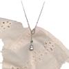 Collar de calabaza de jade con espuma de agua natural, colgante con incrustaciones de plata de ley S925, cadena de clavícula, joyería