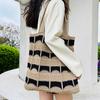 2023 Nueva Bolsa Transfronteriza ebay Bolsa Tote Japonesa y Coreana Bolsa Tejida Bolsa Combinada Bolsa de Hombro Bolsa Tejida Bolsa de Mujer