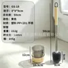 Escova de vaso sanitário com cabo longo, super fácil de usar, sem cantos mortos, conjunto de escova de limpeza de vaso sanitário montado na parede com base