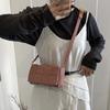 Bolso Tejido de Moda para Mujer 2026 Nuevo Diseño de Nicho Sensación de Alta Gama Bolso de Hombro Único Cruzado Bolso Cuadrado Pequeño Texturizado de Moda