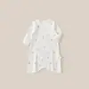 Pijamas para bebé de algodón puro, Clase A, para otoño e invierno, ropa de dormir de manga larga para bebés e infantes, ropa de dormir unisex para bebé, de una pieza