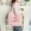 2025 Nuevo Bolso de Hombro de Cerdo Bordado Estilo Coreano Nicho Versátil Bolso de Mano Gran Capacidad Estudiante Viaje Diario Bolso de Lona