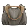 2026 Moda Coreana Versátil Casual Bolsa de Ombro Transversal Nova Retro Tendência Casual Bolsa de Lona para Mulheres