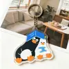 Diseño Original Creativo y Único Pato de la Fortuna Cobaya Llavero Acrílico Dibujo Animado Lindo Colgante de Mascota Diseño Cultural y Creativo